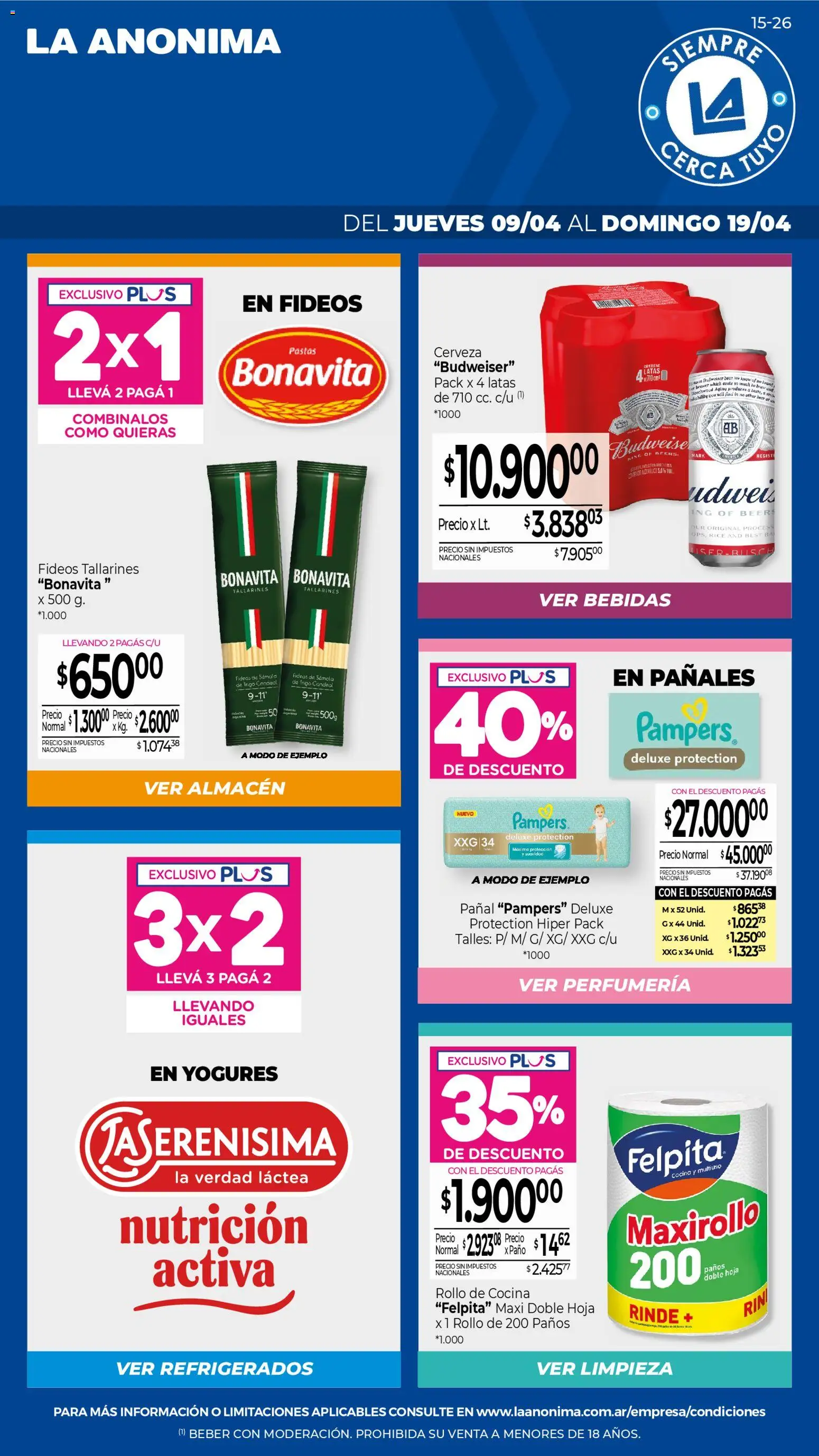 Vista previa del folleto de la tienda La Anonima válido desde el 09/04/2026 