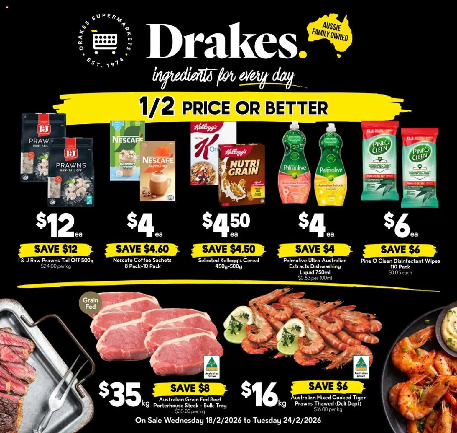 Preview of catalogue Catalogue QLD from shop Drakes valid 18/02/2026