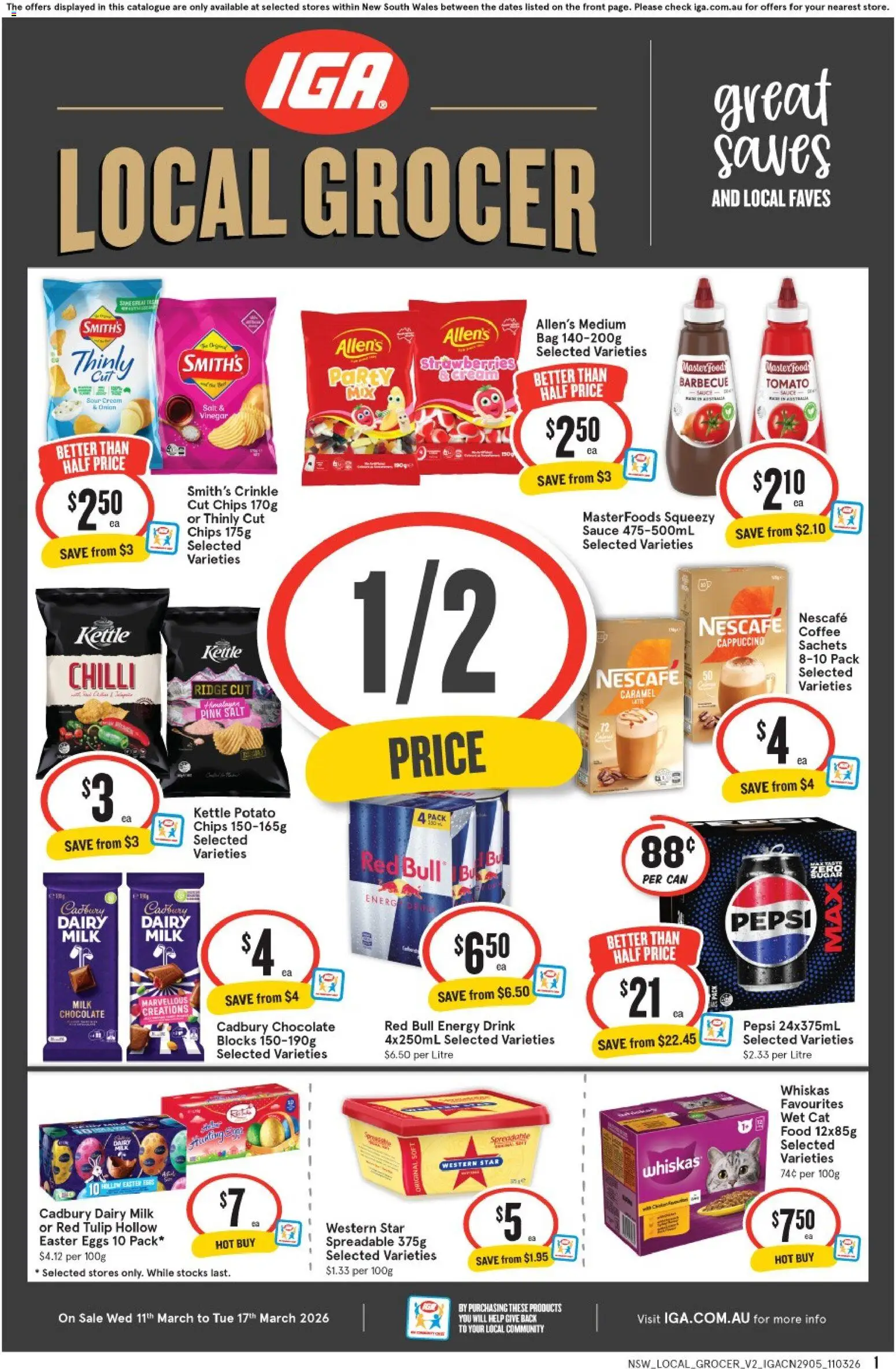 Preview of catalogue IGA Local Grocer NSW from shop IGA valid 11/03/2026