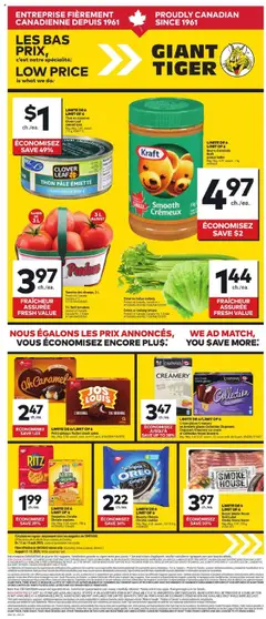 Un aperçu du dépliant Circulaire du magasin Giant Tiger est valide à partir 13 août 2025