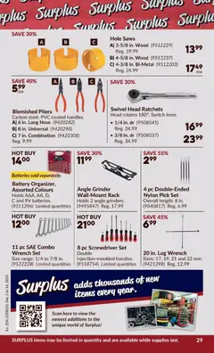 Preview of leaflet 2 Week Sale! from shop Princess Auto is valid from Dec 02, 2025 | Page: 34