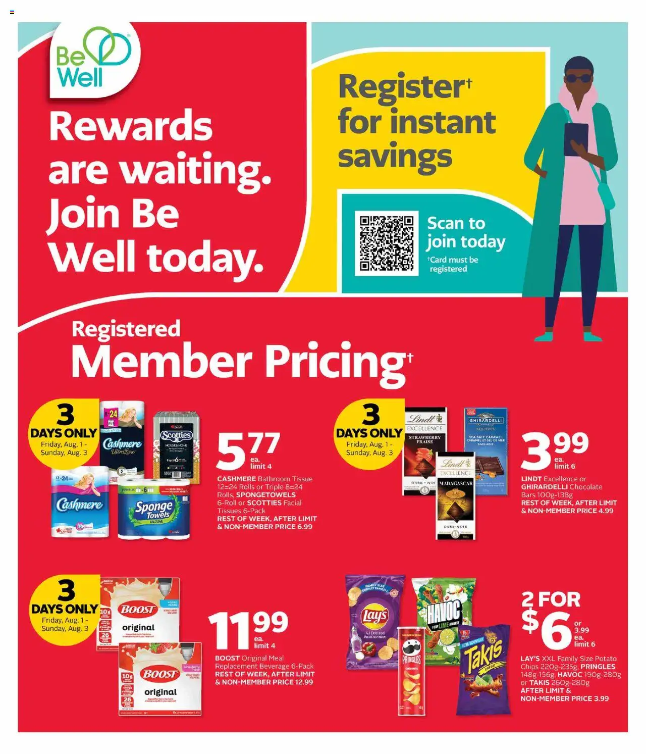 Rexall flyer valid from Aug 01, 2025 - page number 1