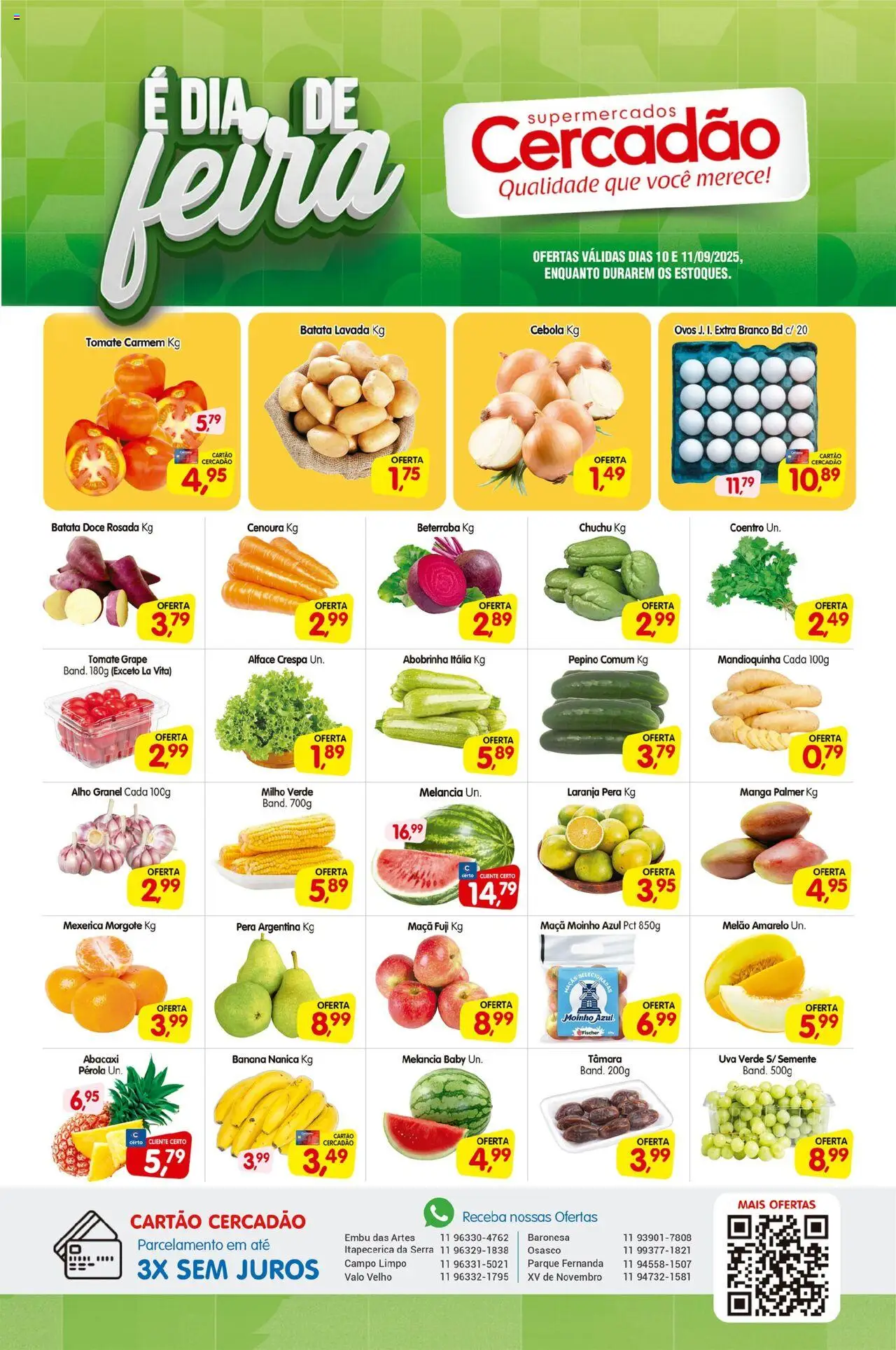 Cercadão folheto "Ofertas da semana" válido a partir de 10/09/2025 - número de página 1