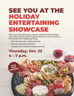 Ad Preview of HyVee Holiday Showcase from 10/23/2025