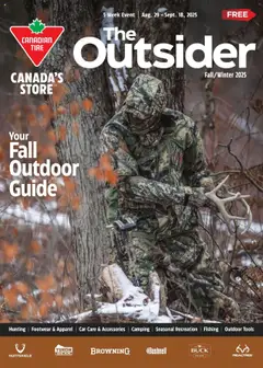 Un aperçu du dépliant Catalogue - The Outsider du magasin Canadian Tire est valide à partir 29 août 2025