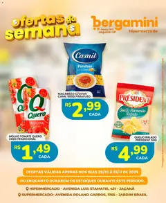 Pré-Visualização do folheto "Ofertas da semana" da loja Supermercado Bergamini válido a partir de 29/10/2025 | Página: 11