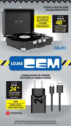 Pré-Visualização do folheto "Ofertas atuais" da loja Lojas Cem válido a partir de 17/11/2025 | Página: 57