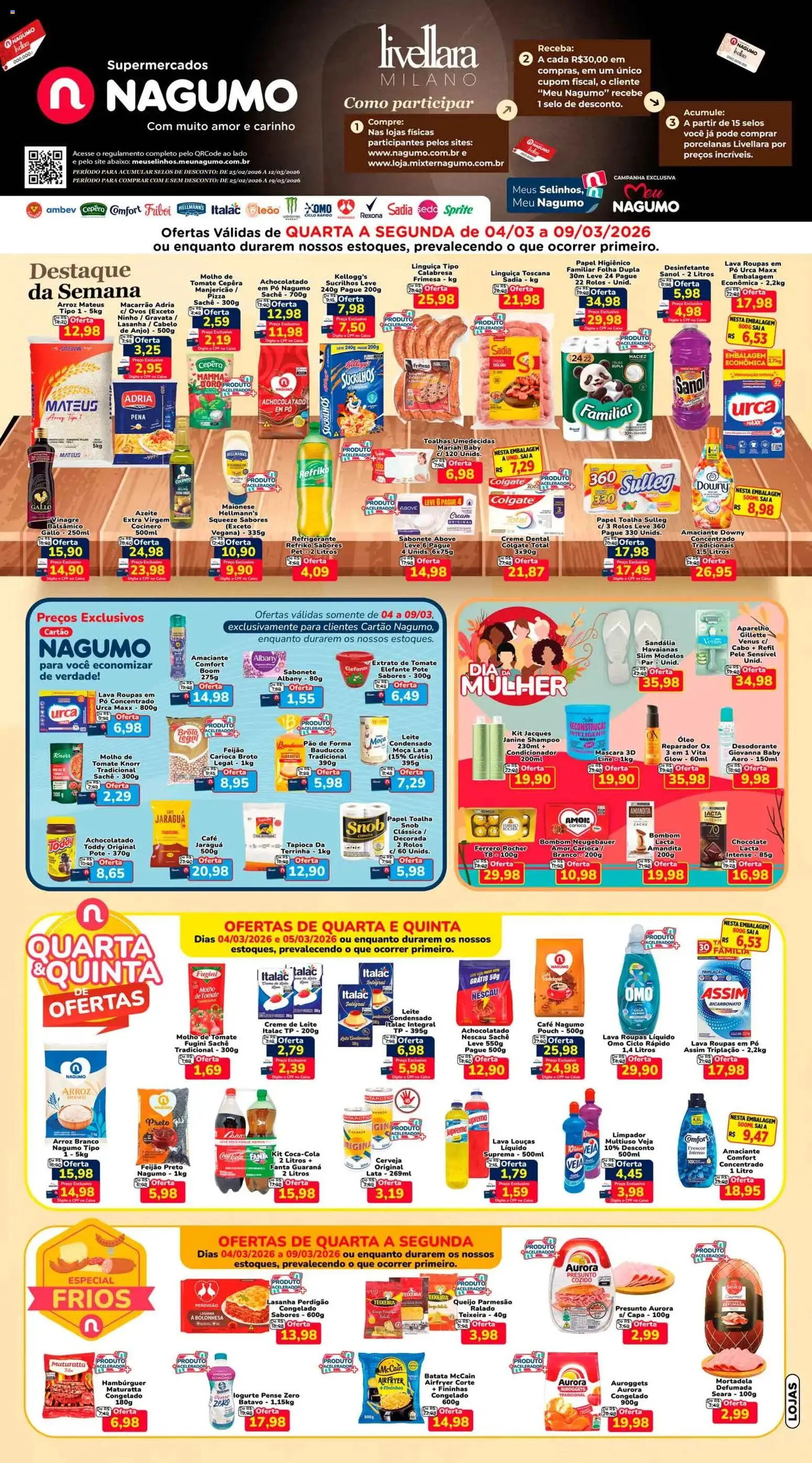 Pré-Visualização do folheto "Nagumo - Ofertas da semana" da loja Nagumo válido a partir de 04/03/2026