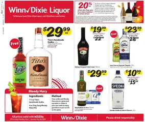 Ad Preview of Winn Dixie Alcohol Flyer from 11/03/2025