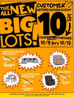 Ad Preview of Big Lots Weekly Ad from 10/09/2025