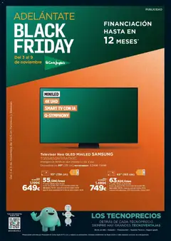 Vista previa las ofertas de la tienda El Corte Inglés - Black Friday desde el 03/11/2025 