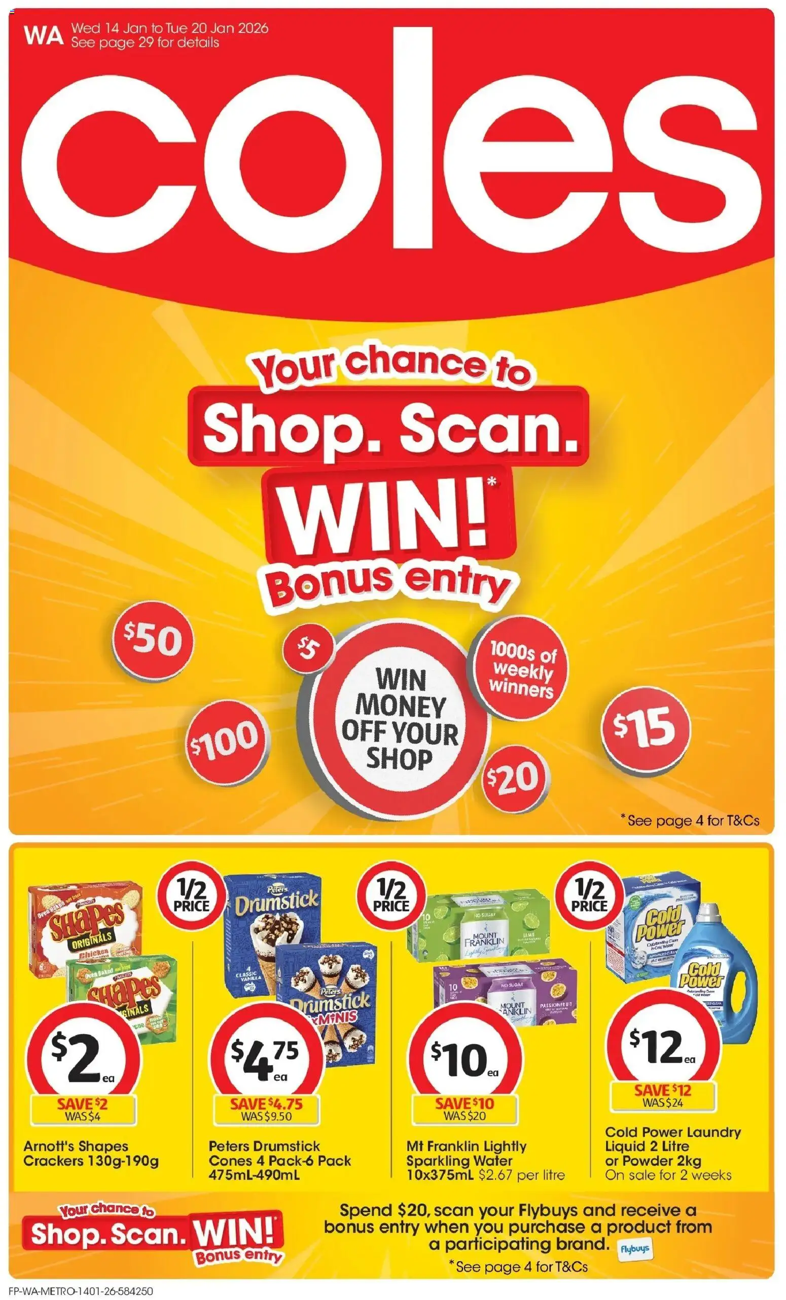 Preview of catalogue Catalogue WA from shop Coles valid 14/01/2026