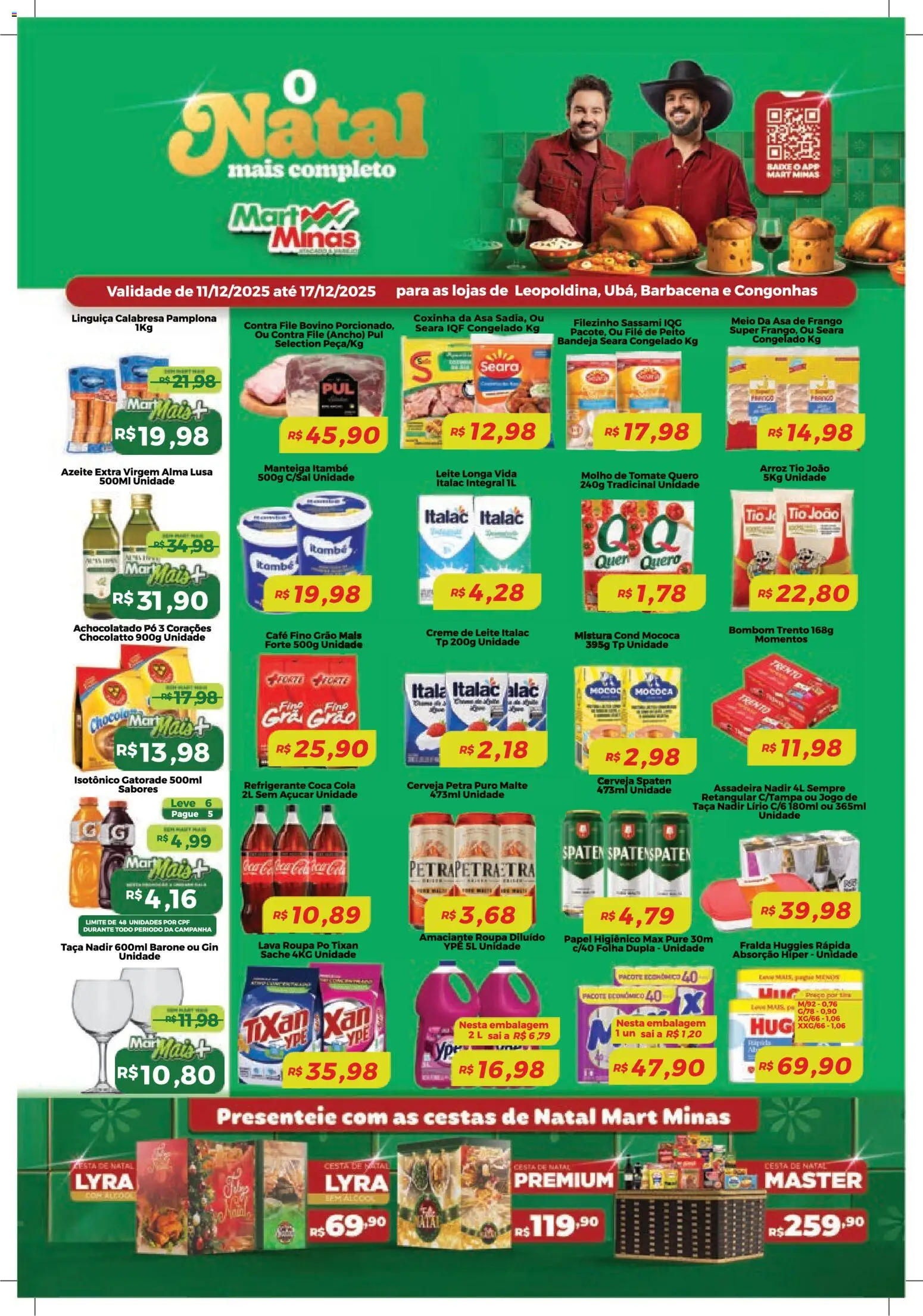 Pré-Visualização do folheto "Ofertas da semana" da loja Mart Minas válido a partir de 11/12/2025