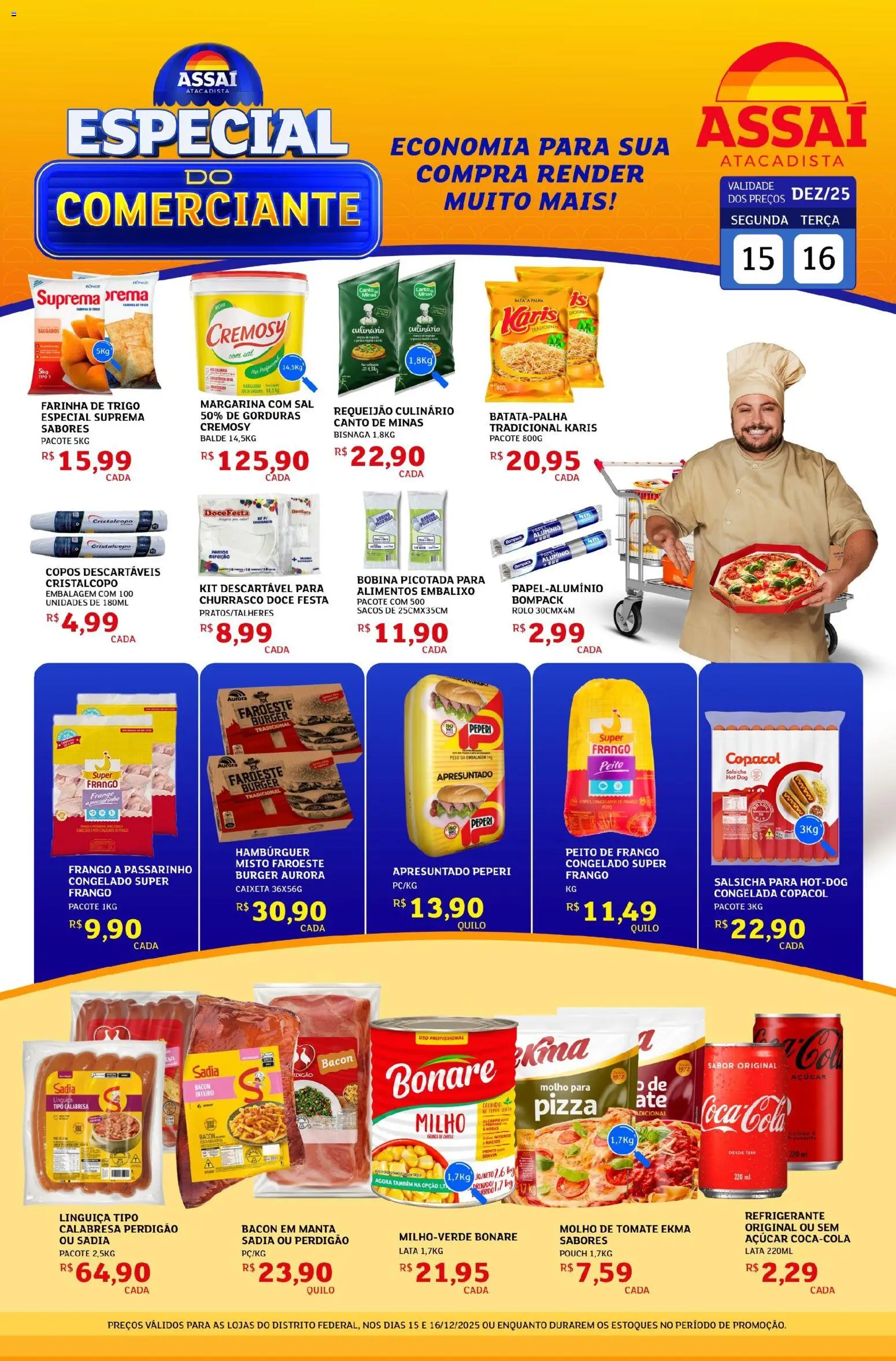 Pré-Visualização do folheto "Encarte - DF" da loja Assaí Atacadista válido a partir de 15/12/2025