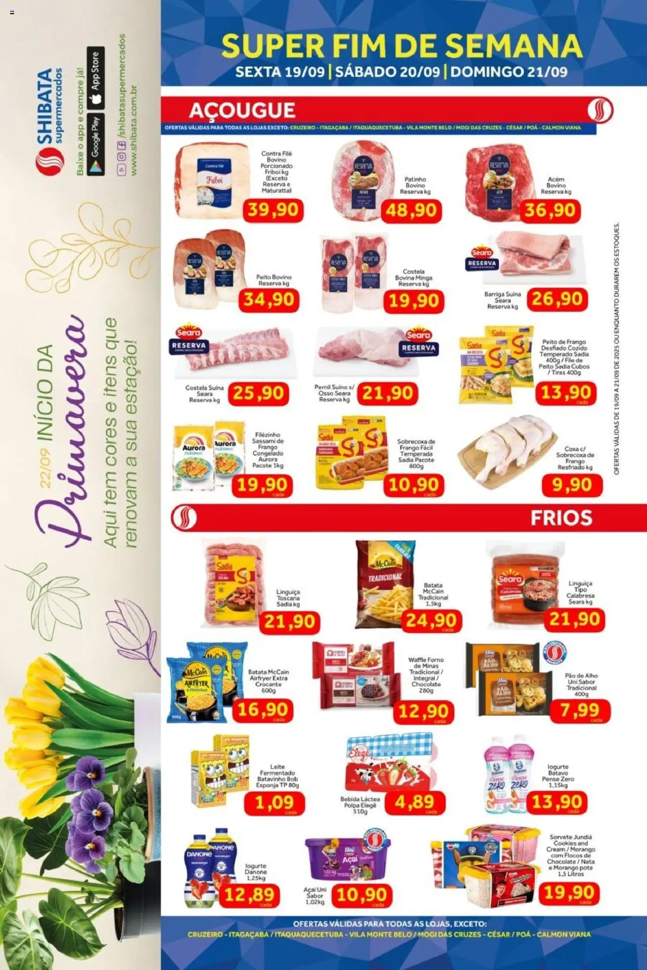 Shibata folheto "Ofertas Fim de Semana" válido a partir de 19/09/2025 - número de página 1