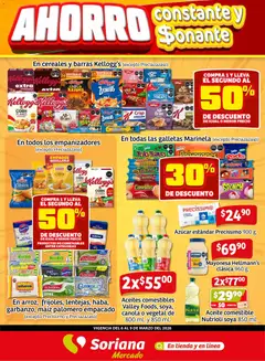 Vista previa las ofertas de la tienda Soriana - Soriana Fin de Semana Mercado: Coah, Chih y Dur desde el 05/03/2026 