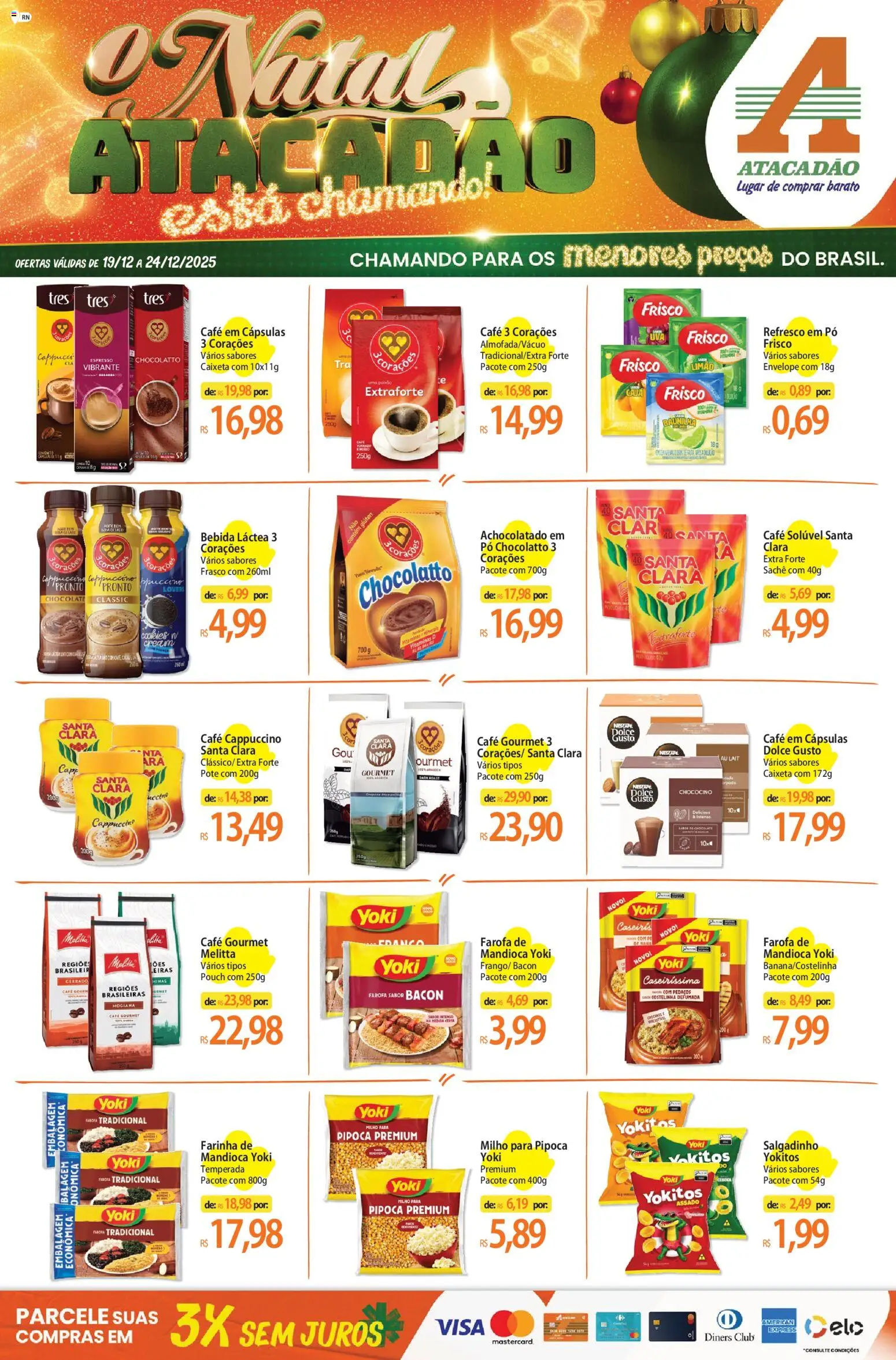 Pré-Visualização do folheto "Ofertas - RN" da loja Atacadão válido a partir de 19/12/2025