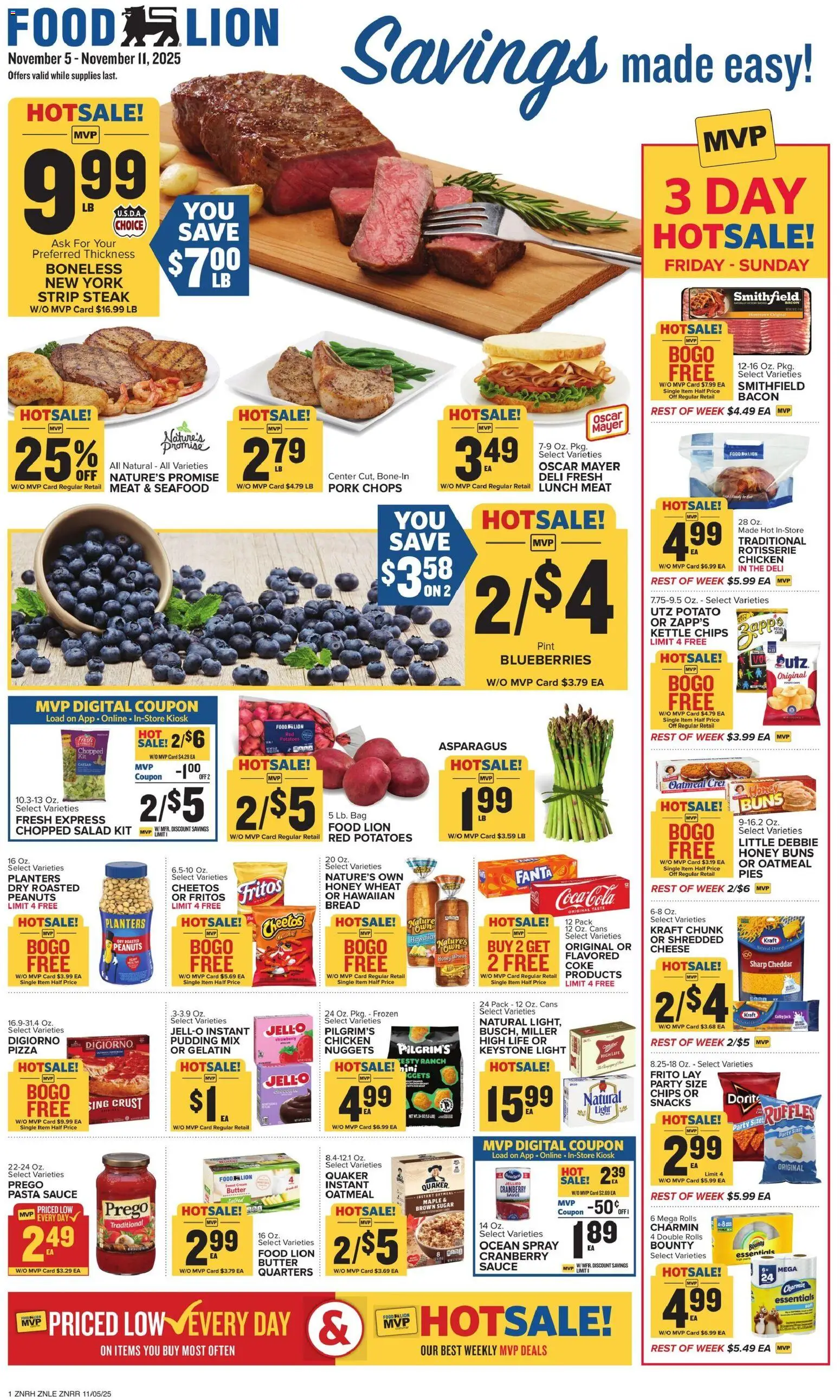 Ad Preview of Food Lion Weekly Ad from 11/05/2025