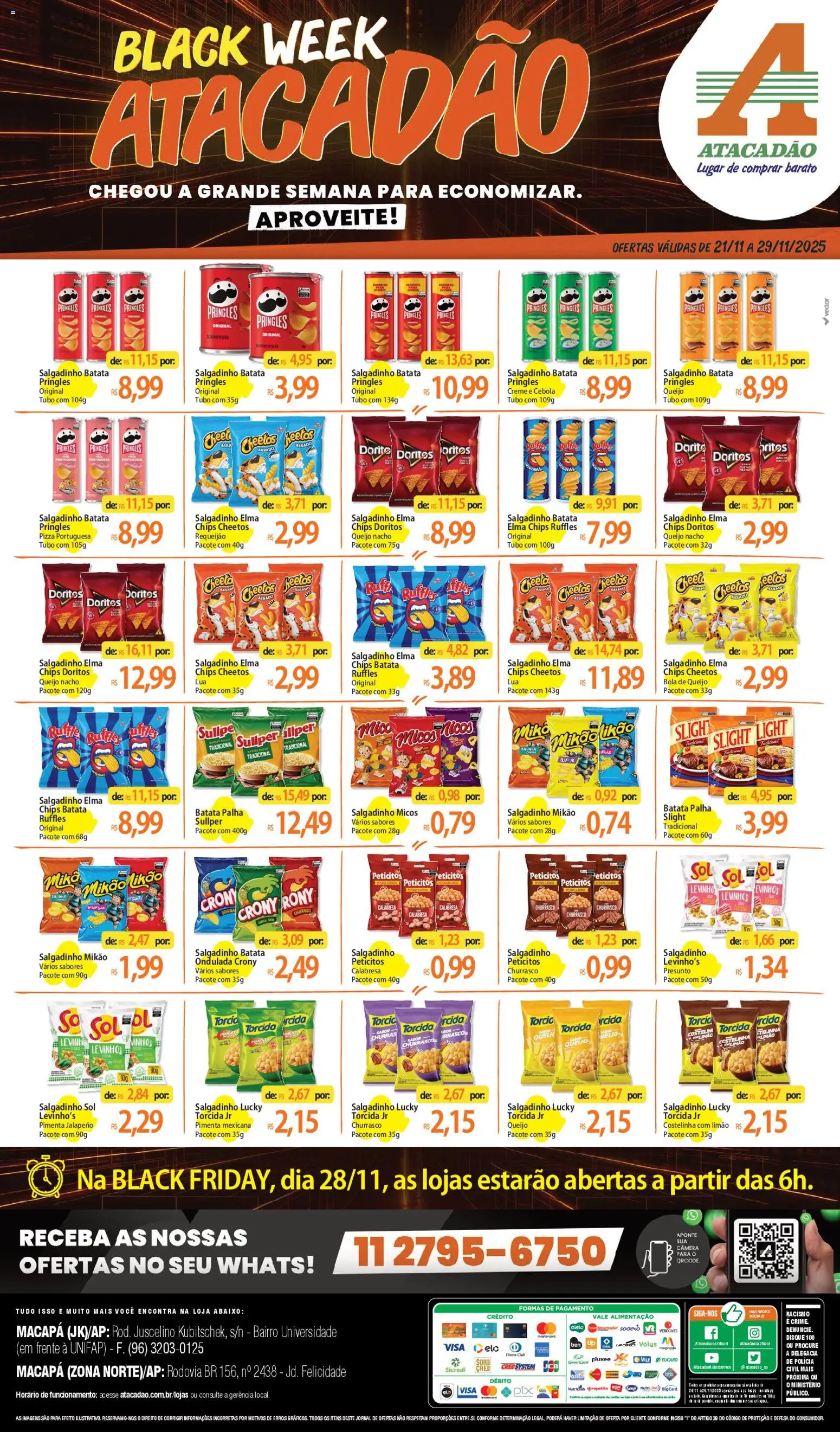 Pré-Visualização do folheto "Black Friday" da loja Atacadão válido a partir de 21/11/2025