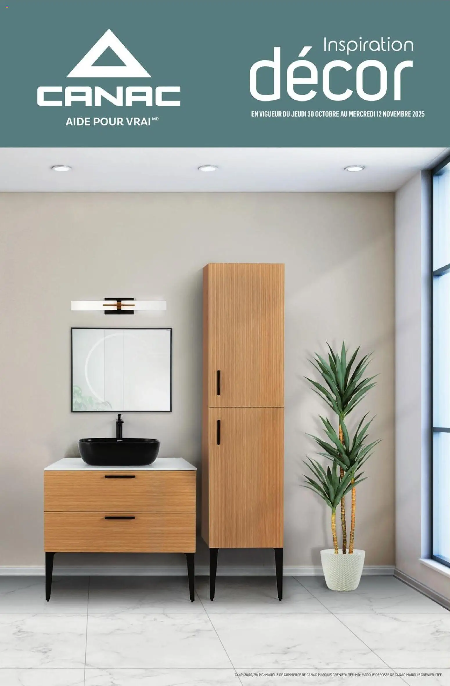 Preview of leaflet Inspiration Décor from shop Canac is valid from Oct 30, 2025