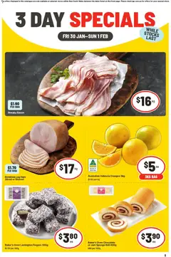 Preview of catalogue 3 Day Specials NSW from shop IGA valid 30/01/2026