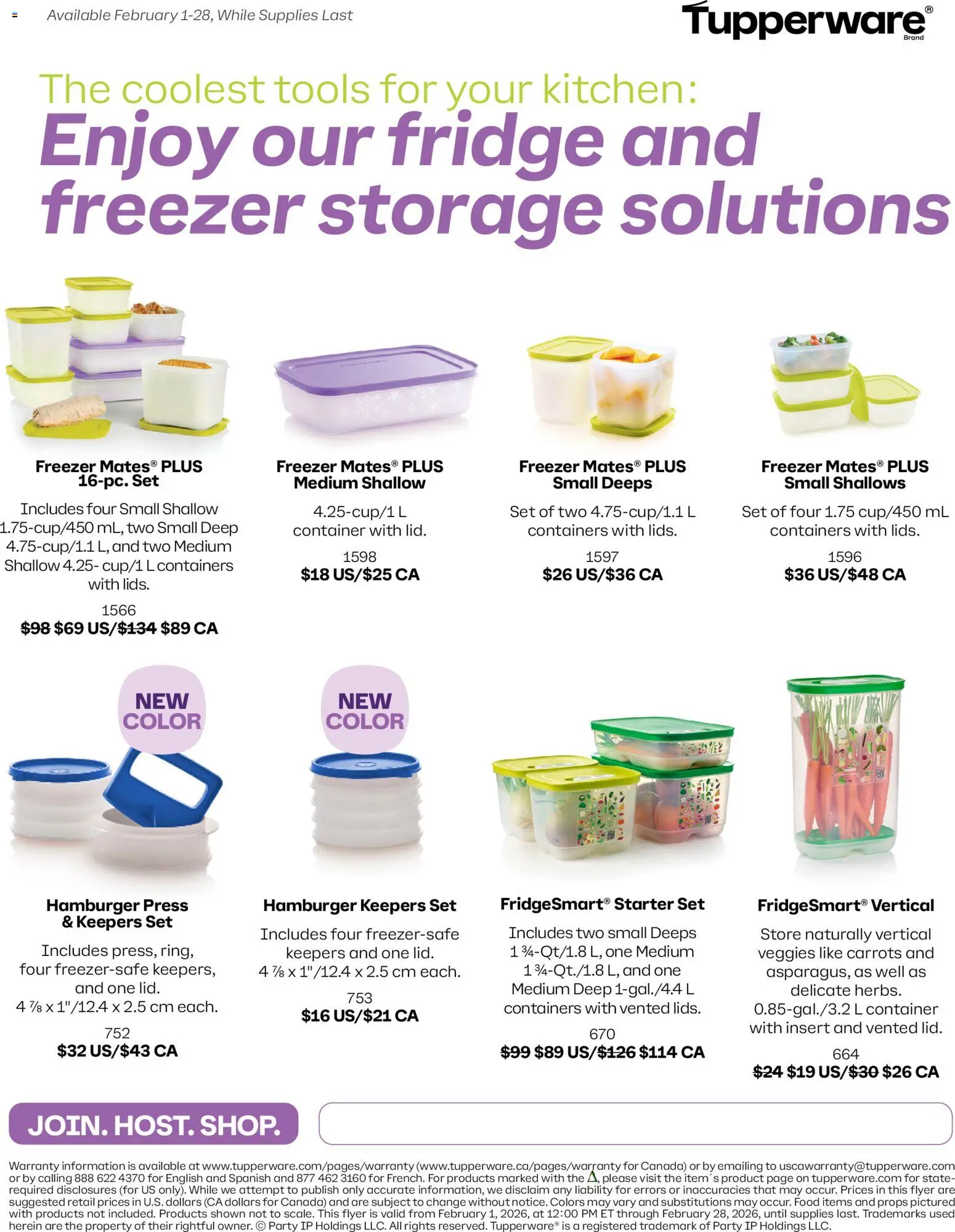 Preview of leaflet Weekly flyer from shop Tupperware is valid from Feb 01, 2026