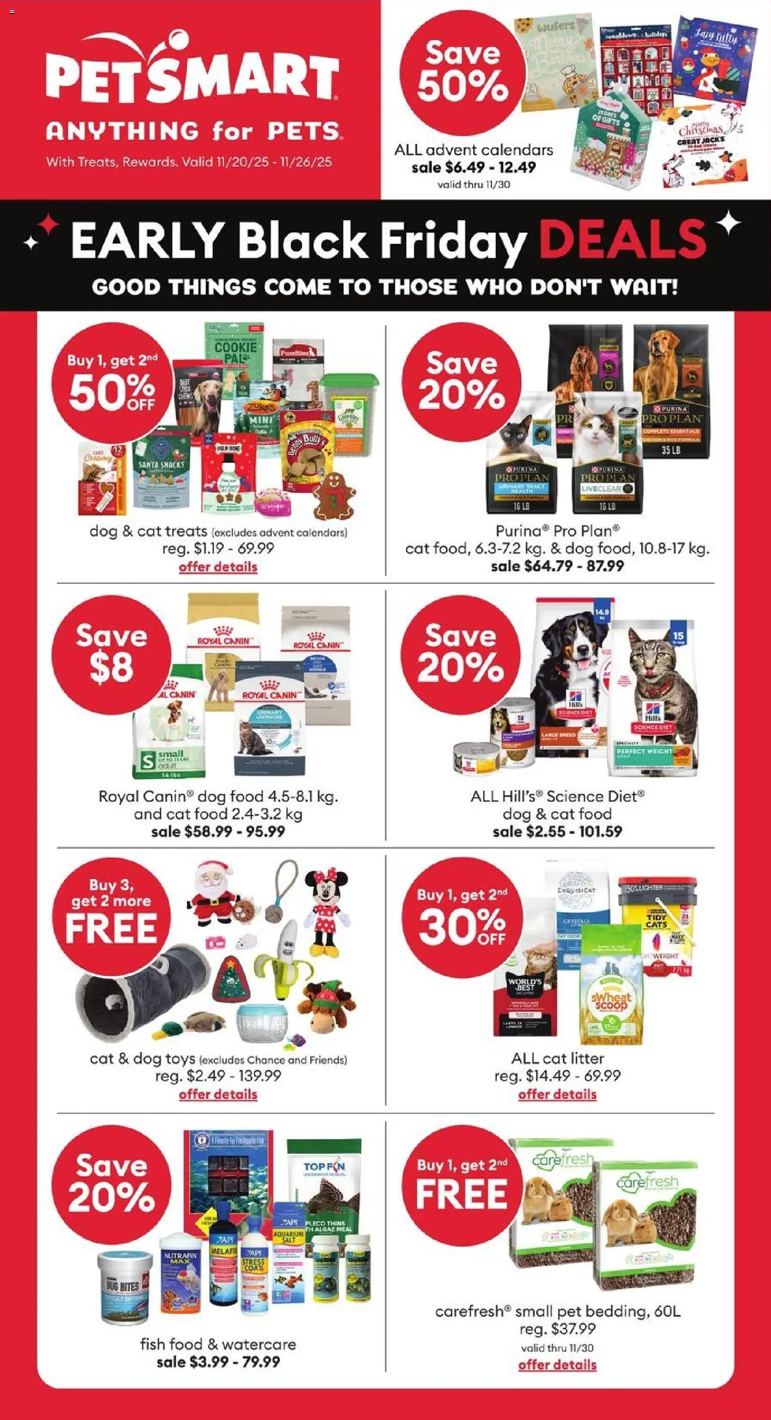 Preview of leaflet Black Friday from shop Petsmart is valid from Nov 20, 2025