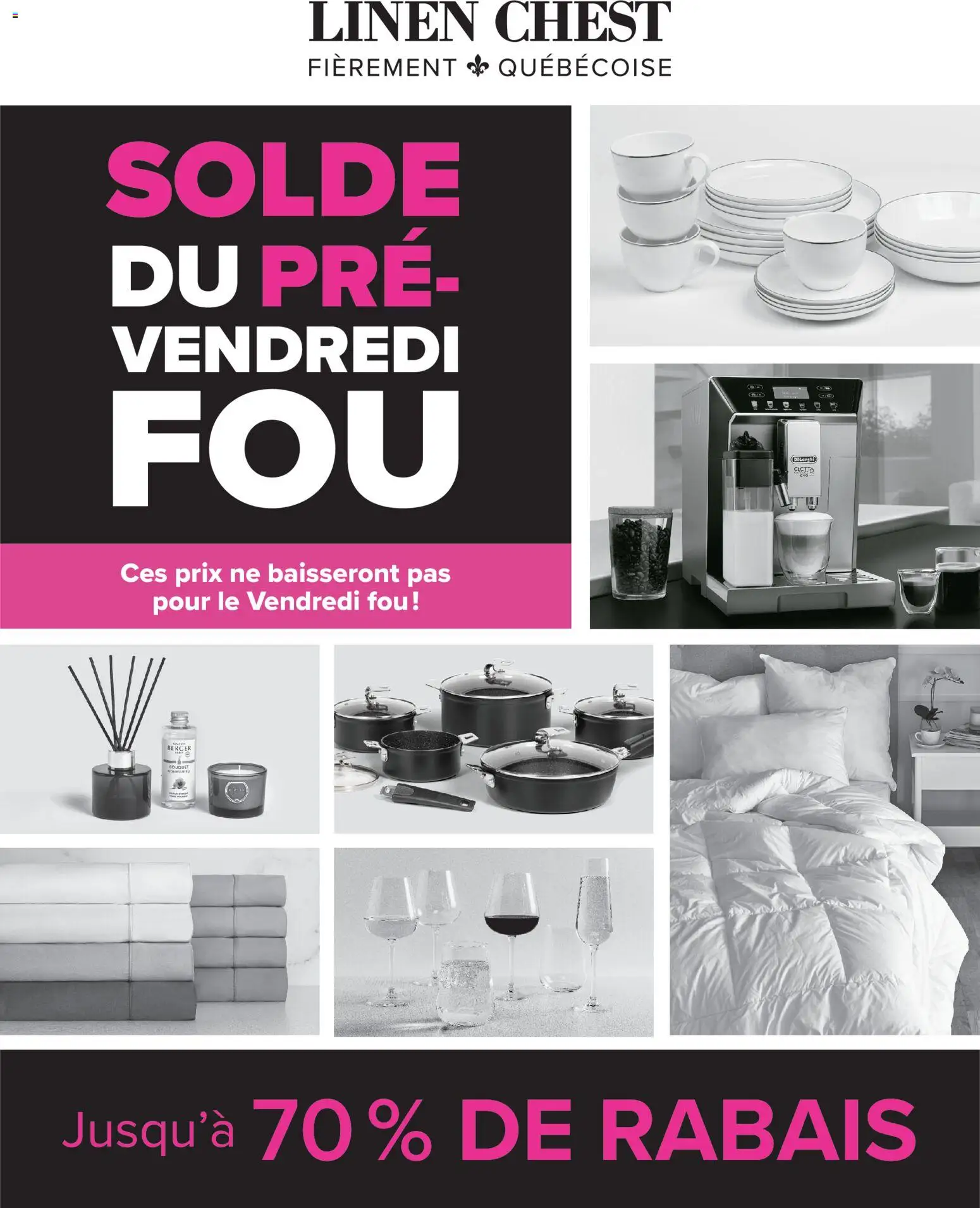 Preview of leaflet Black Friday Circulaire from shop Linen Chest is valid from Nov 11, 2025