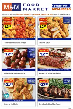 Preview of leaflet Weekly flyer / circulaire from shop M&M Food Market is valid from Jan 08, 2026