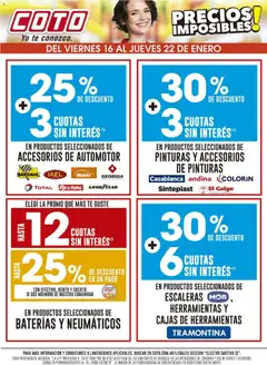 Vista previa del folleto de la tienda Coto válido desde el 16/01/2026 