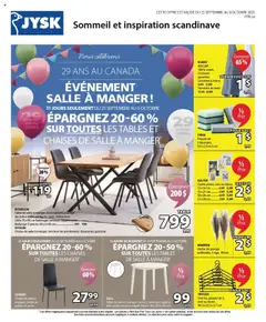 Un aperçu du dépliant Circulaire du magasin JYSK est valide à partir 25 sept. 2025