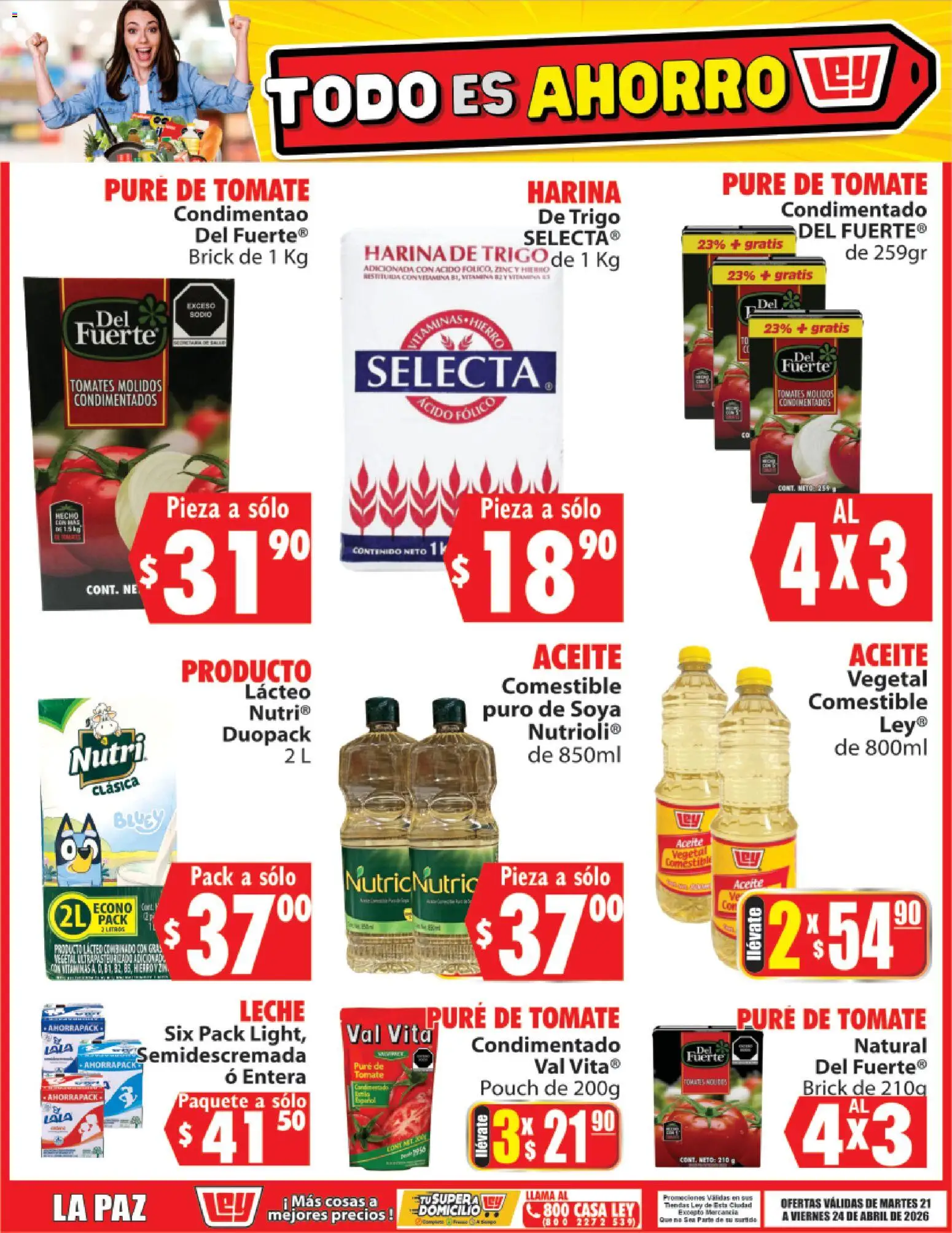 Vista previa las ofertas de la tienda Casa Ley - Casa Ley folleto Todo es ahorro desde el 21/04/2026 