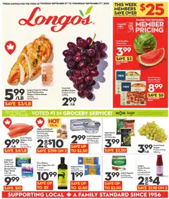 Preview of leaflet Weekly flyer / circulaire from shop Longo's is valid from Sep 11, 2025