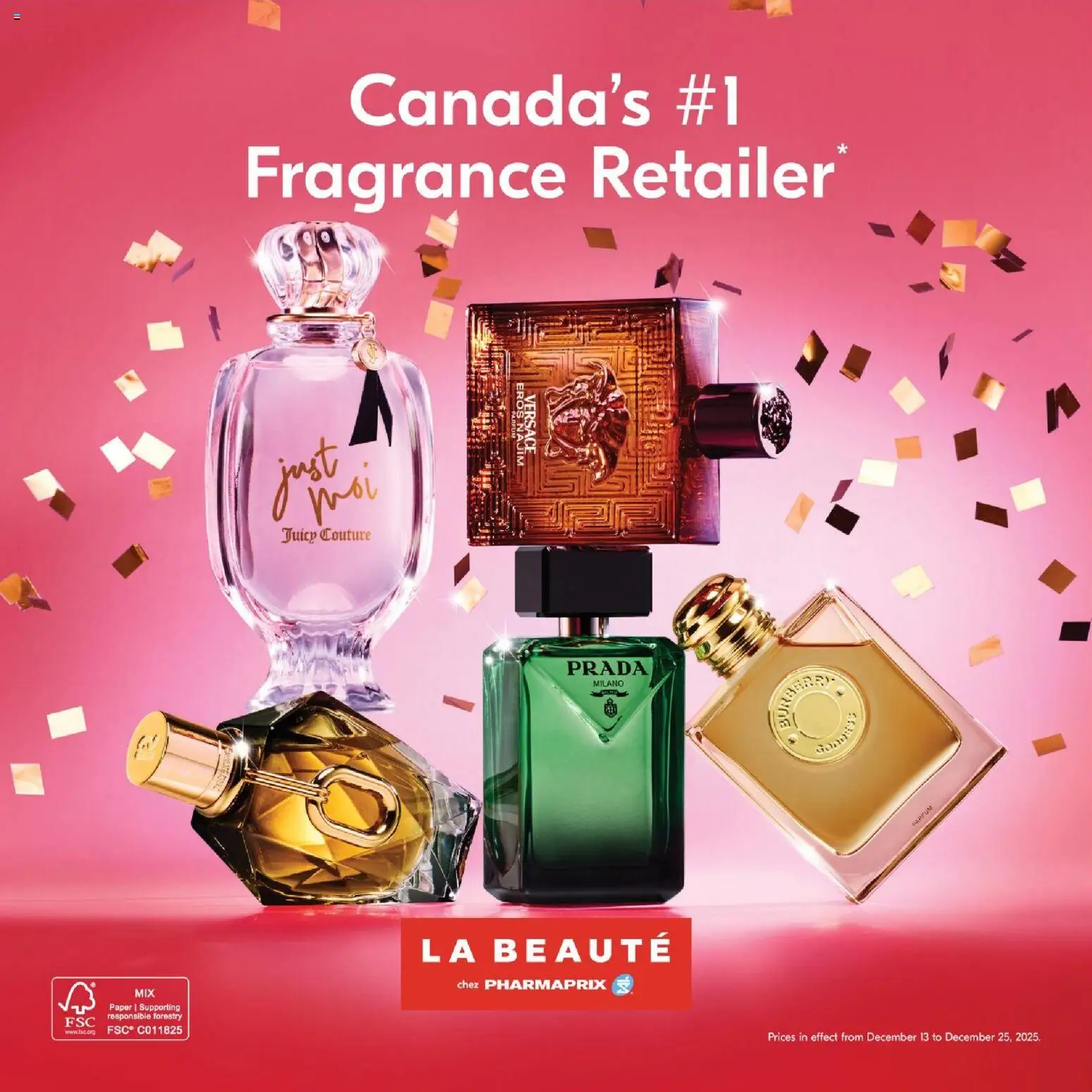 Preview of leaflet Fragrance Flyer from shop Pharmaprix is valid from Dec 13, 2025