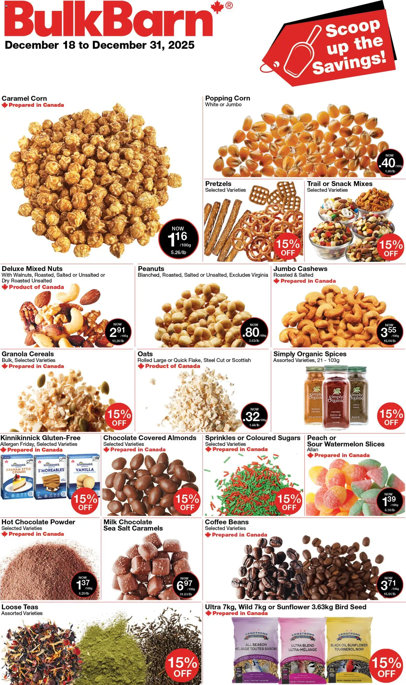 Preview of leaflet Weekly flyer from shop Bulk Barn is valid from Dec 18, 2025