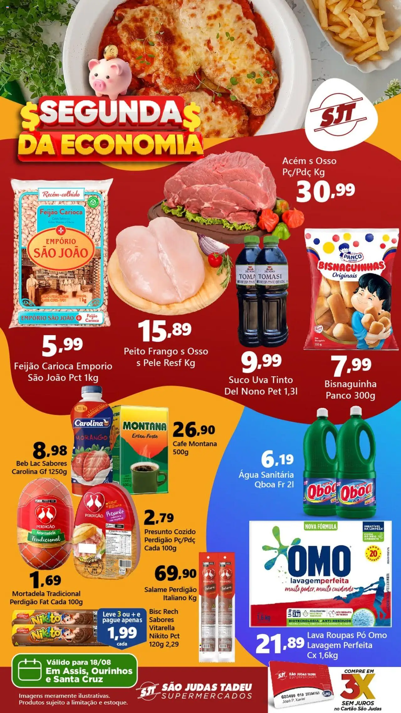 São Judas Tadeu folheto "Ofertas da semana" válido a partir de 18/08/2025 - número de página 1