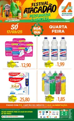 Pré-Visualização do folheto "Ofertas - SP" da loja Atacadão válido a partir de 17/09/2025