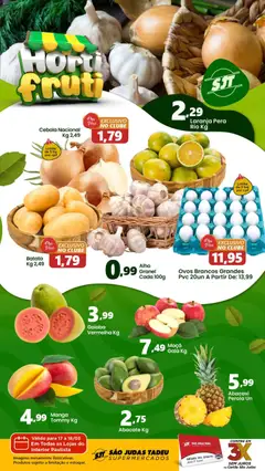 Pré-Visualização do folheto "São Judas Tadeu ofertas Hortifruti" da loja São Judas Tadeu válido a partir de 17/03/2026