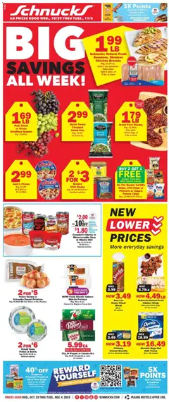 Ad Preview of Schnucks Weekly Ad from 10/29/2025