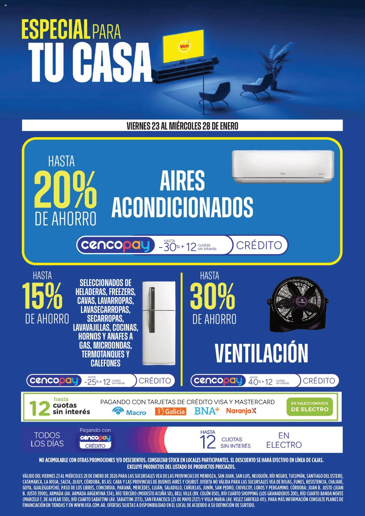 Vista previa del folleto de la tienda Vea válido desde el 23/01/2026 