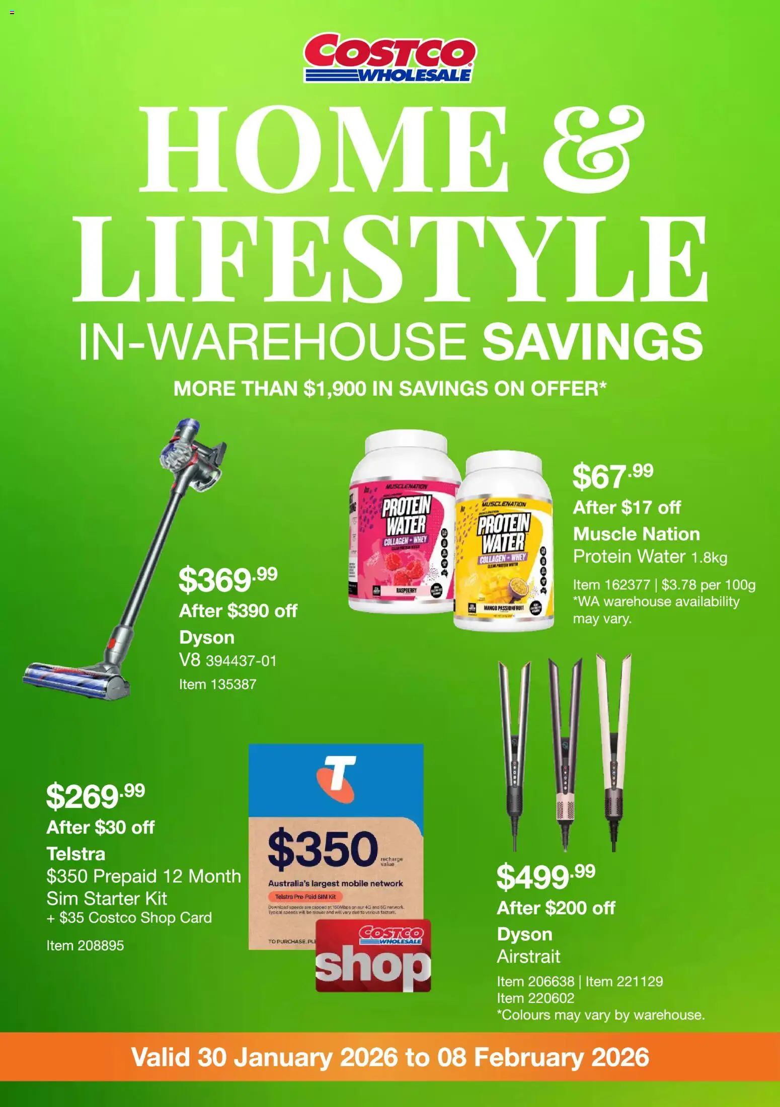 Preview of catalogue Home & Lifestyle from shop Costco valid 30/01/2026