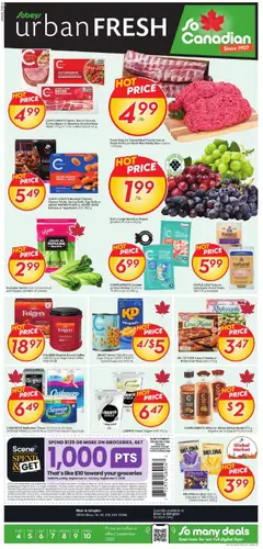 Un aperçu du dépliant Weekly Flyer - ON du magasin Sobeys est valide à partir 4 sept. 2025