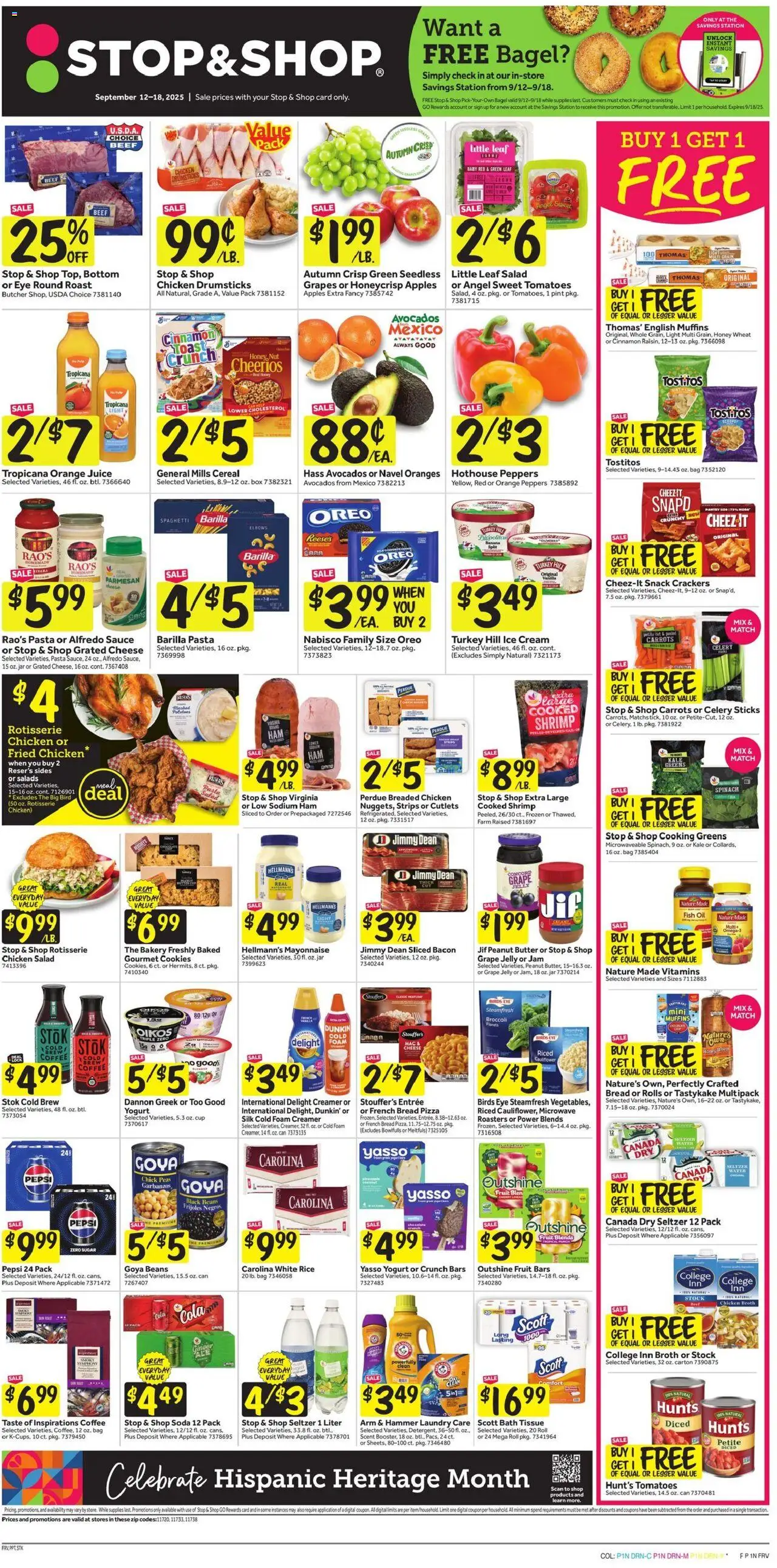 Stop & Shop Weekly Circular - NY from 09/12/2025 - Flyer - Page number 1