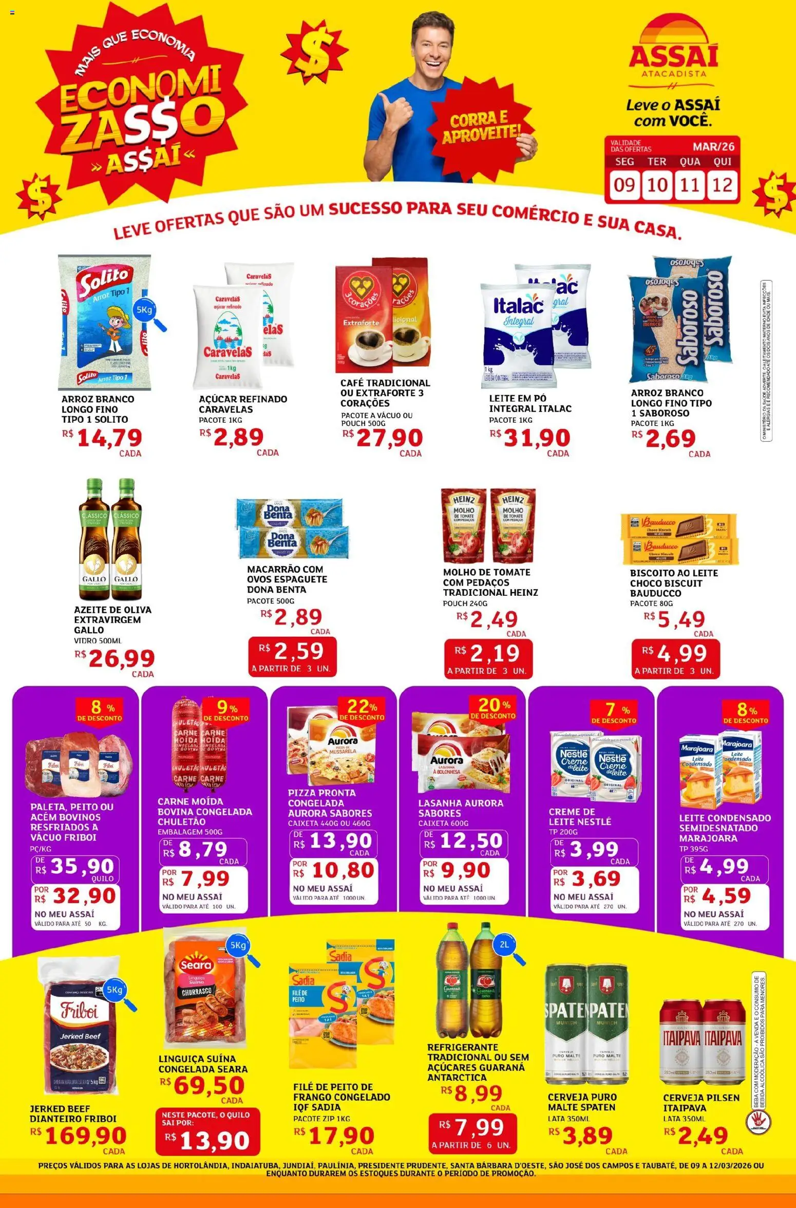 Pré-Visualização do folheto "Assaí Atacadista ofertas - SP" da loja Assaí Atacadista válido a partir de 09/03/2026