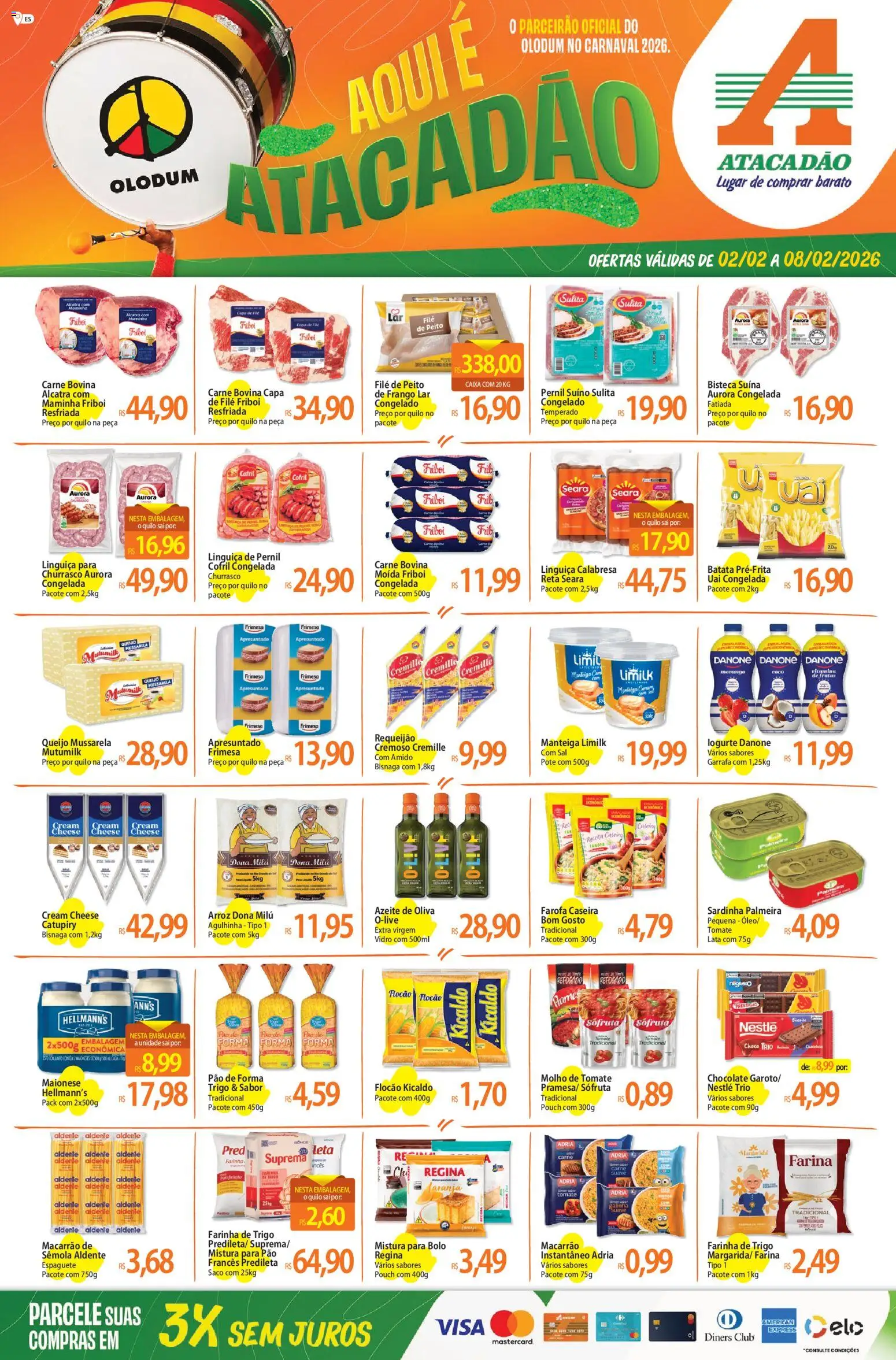 Pré-Visualização do folheto "Ofertas - ES" da loja Atacadão válido a partir de 02/02/2026