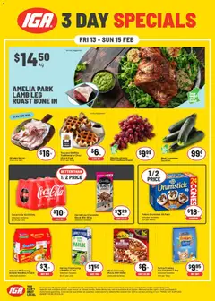 Preview of catalogue Weekend Specials WA from shop IGA valid 13/02/2026