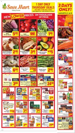 Ad Preview of Save Mart Weekly Ad from 08/06/2025