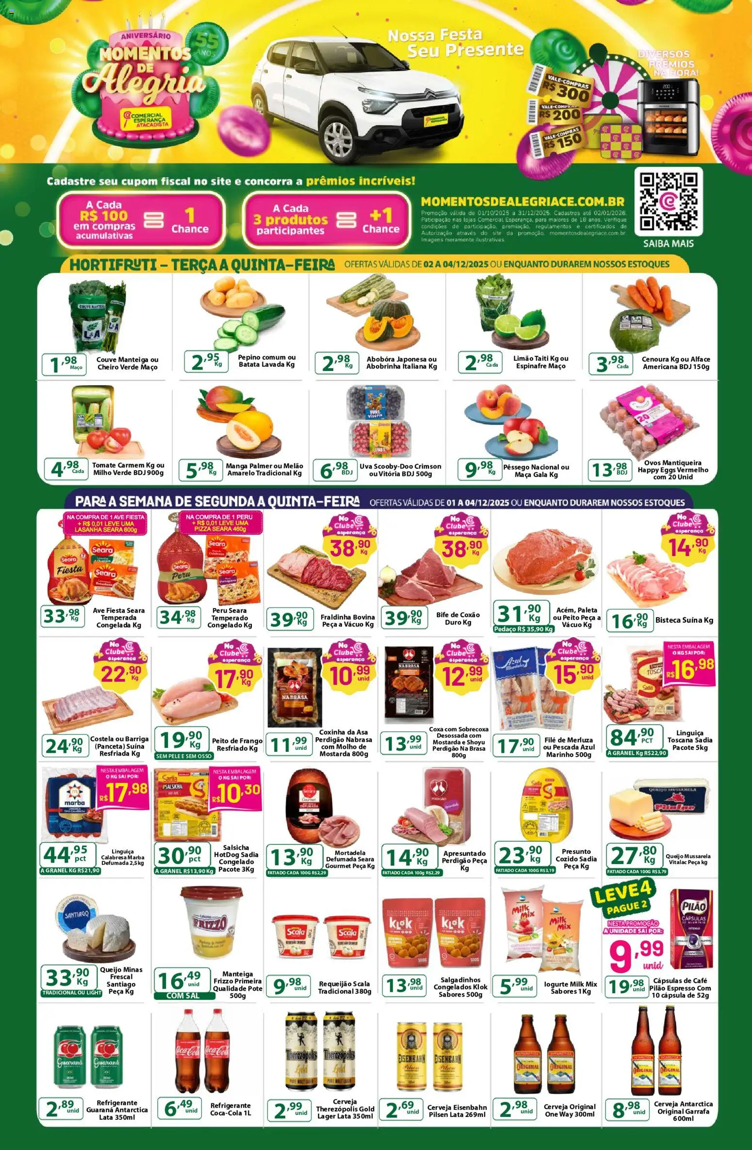 Pré-Visualização do folheto "Ofertas da semana" da loja Comercial Esperança válido a partir de 01/12/2025