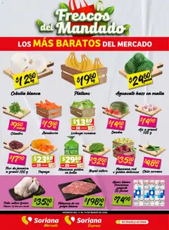 Vista previa las ofertas de la tienda Soriana - Soriana Frescos del Mandado Mercado: Nuevo León desde el 17/03/2026 