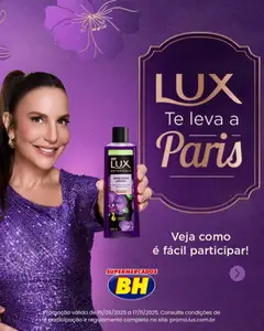 Pré-Visualização do folheto "Ofertas LUX" da loja Supermercados BH válido a partir de 15/09/2025